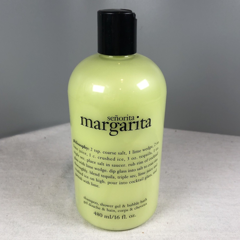 Philosophy Senorita Margarita 3 In 1 Hydrating Shower Gel Shampoo Bubble 16 oz
